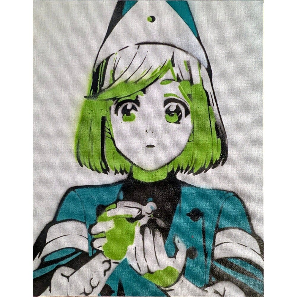 Witch Hat Atelier Spray Paint Art Piece